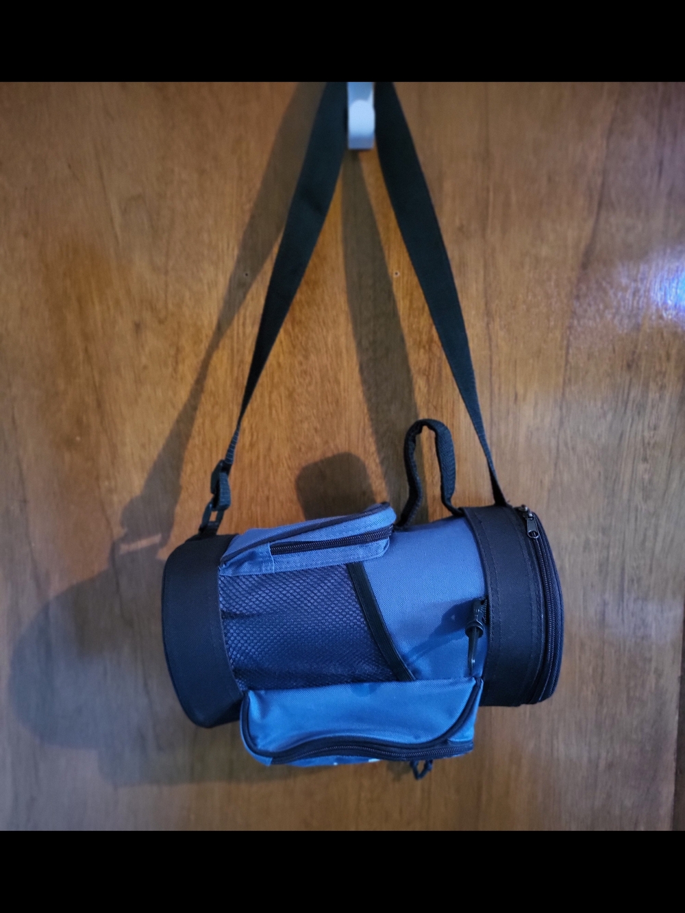 Blue Men’s Cylinder Shoulder Golf Bag Cooler 12" High
